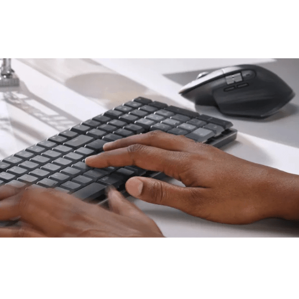 Logitech MX Mechanical Wireless Keyboard Illumination – Graphite (English Layout) Logitech Egypt