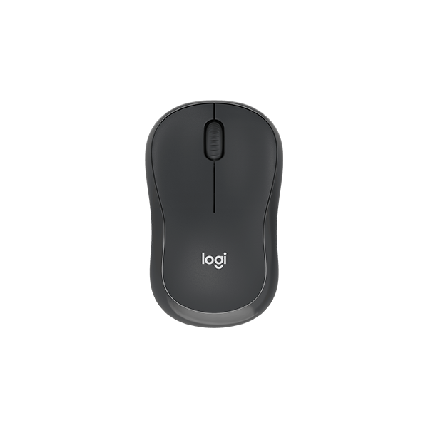 Logitech M240 Silent Bluetooth wireless mouse – front view black