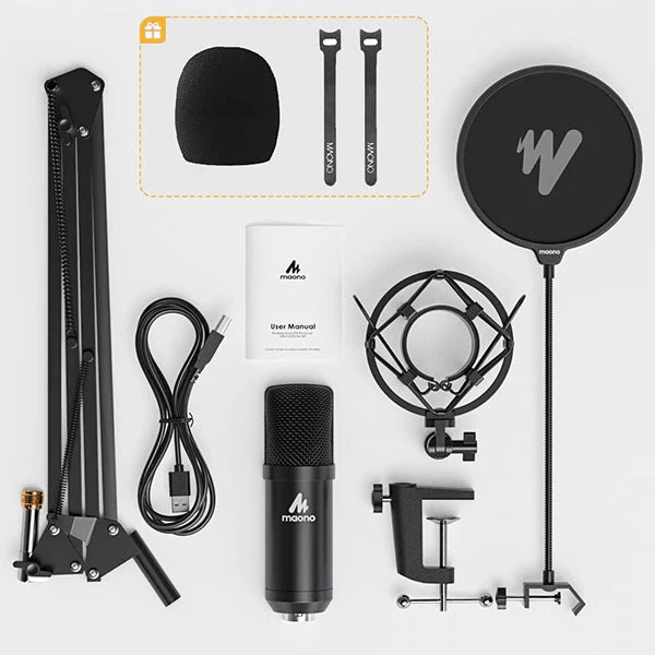 Maono AU - A04 USB Microphone Kit – Professional Podcasting Maono Egypt