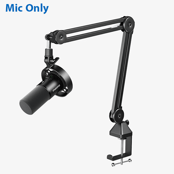 Maono PD300X USB/XLR mic – studio streaming setup