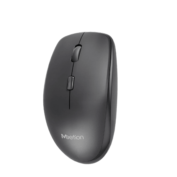 Meetion BTM100 Dual Mode Wireless Silent Mouse Ergonomic Design Steel Gray Meetion Egypt
