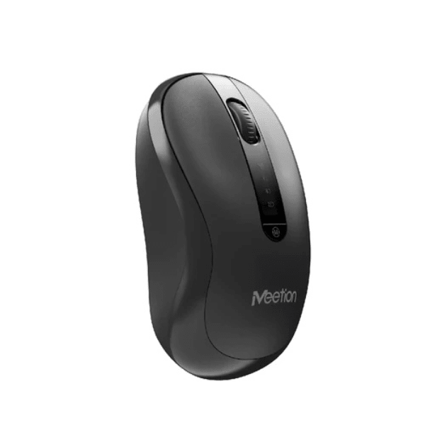 Meetion BTM185 Wireless 2.4G&Blueetooth Silent Mouse - Black Meetion Egypt
