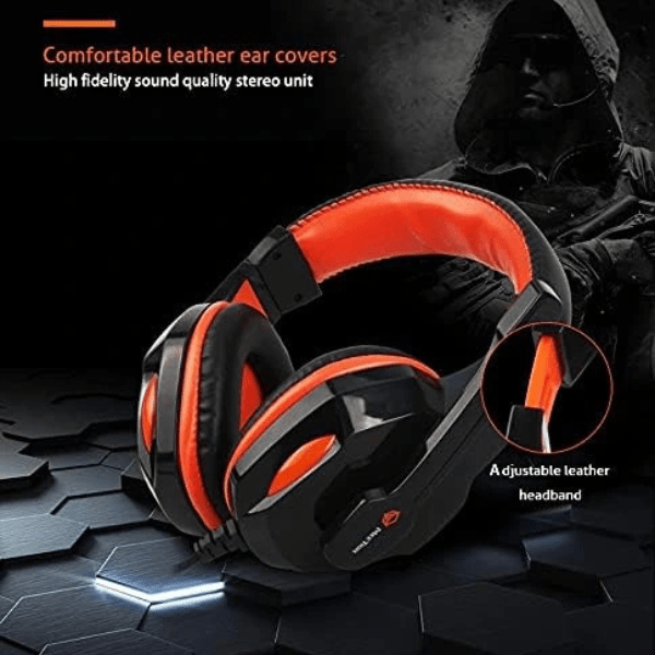 Meetion C500 (4 IN 1) Mouse+Arabic Keyboard+Headset+Mouse Pad Backlit Gaming Combo Kits - Black Meetion Egypt