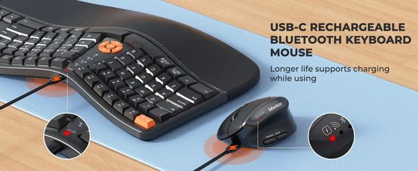 Meetion Director C2 Wireless Dual - mode Combo Ara/En - Black Meetion Egypt
