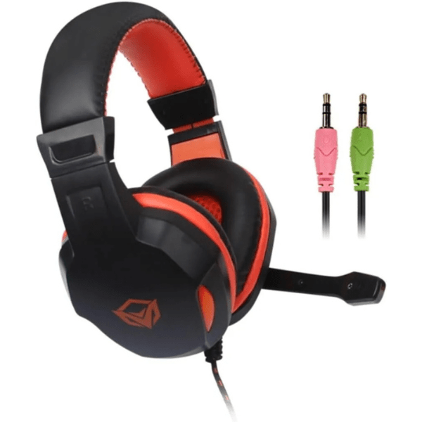 Meetion HP010 wired gaming stereo headset 3.5mm โ front view black