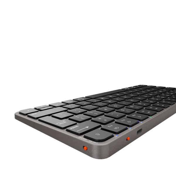 Meetion ikey K210 Bluetooth and 2.4G Wireless Keyboard Ara - Black Gray Meetion Egypt