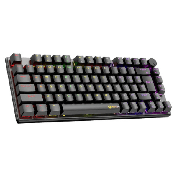 Meetion MK006 Pro 75% RGB Hot - swap Mechanical Keyboard Ara/En - Black Meetion Egypt