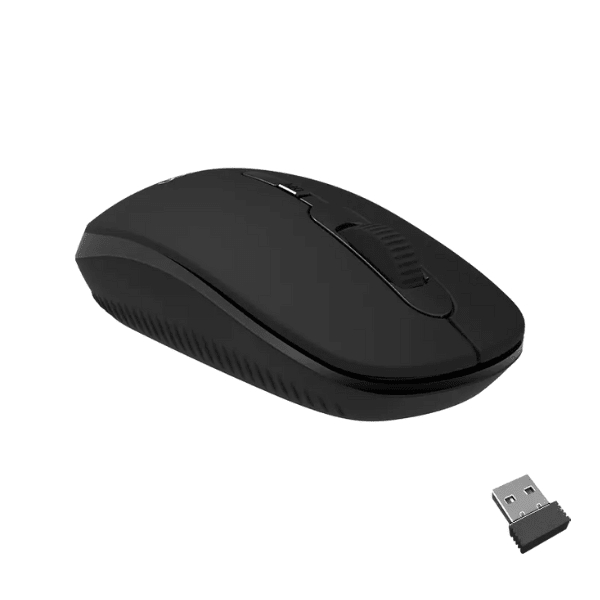 Meetion R547 Wireless Mouse Adjustable DPI Ergonomic Design Black Meetion Egypt