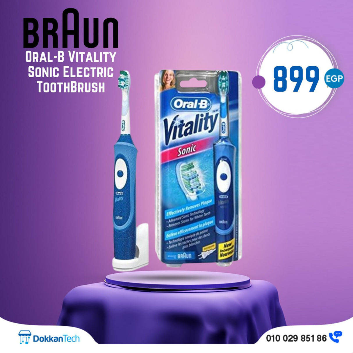 Braun Oral-B Vitality Sonic Electric ToothBrush