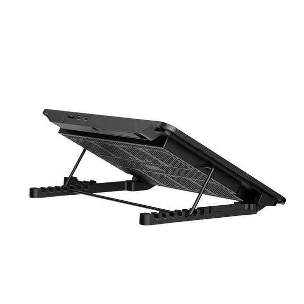 Rapoo CF300 8 - Fan Laptop Cooling Pad with Adjustable Height – Black Rapoo Egypt