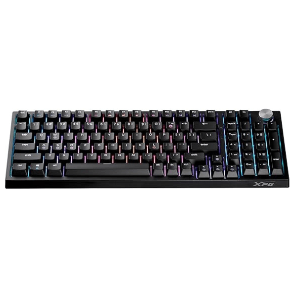 XPG Sorcerer Wired Gaming Keyboard Red Switch RGB English Layout - Black XPG Egypt
