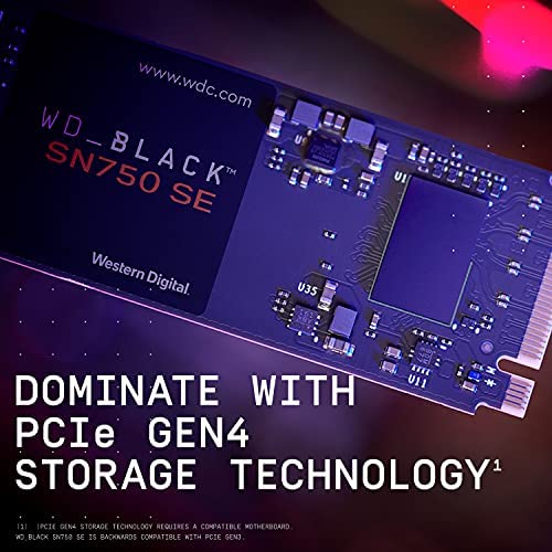 WD Black SN750 SE NVMe SSD – gaming performance