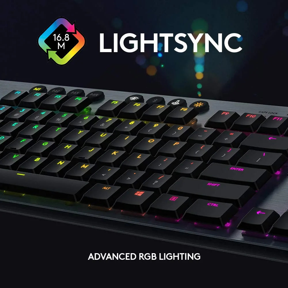Logitech G915 TKL Mechanical Gaming Keyboard GL Tactile Lightspeed Wireless RGB - DokanTech #