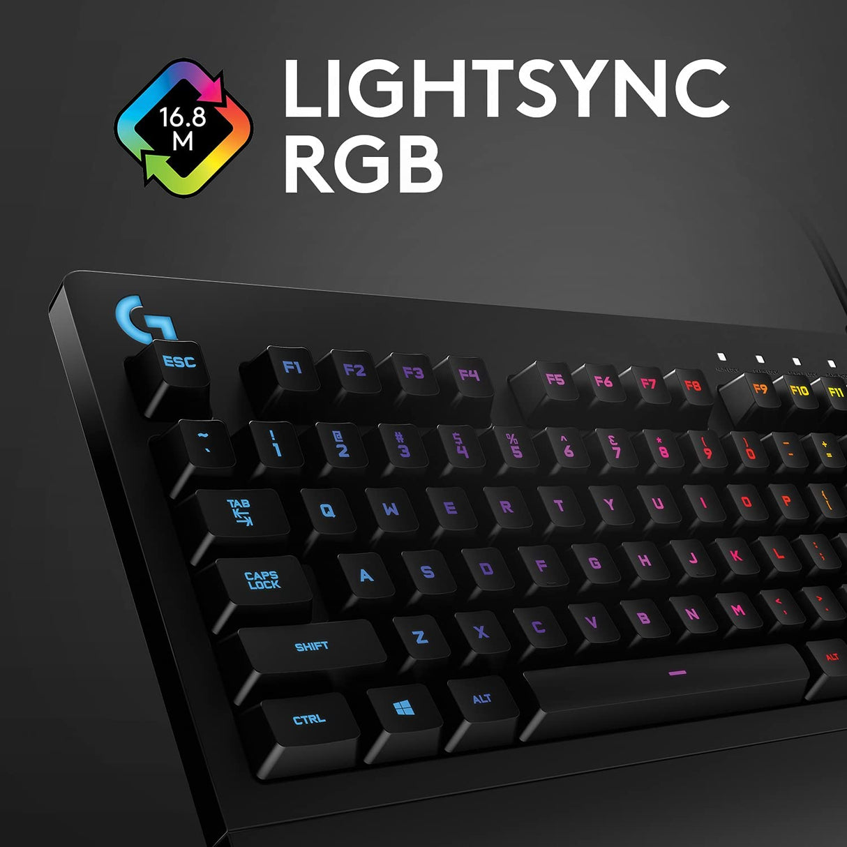 Logitech G213 Prodigy RGB keyboard – media keys