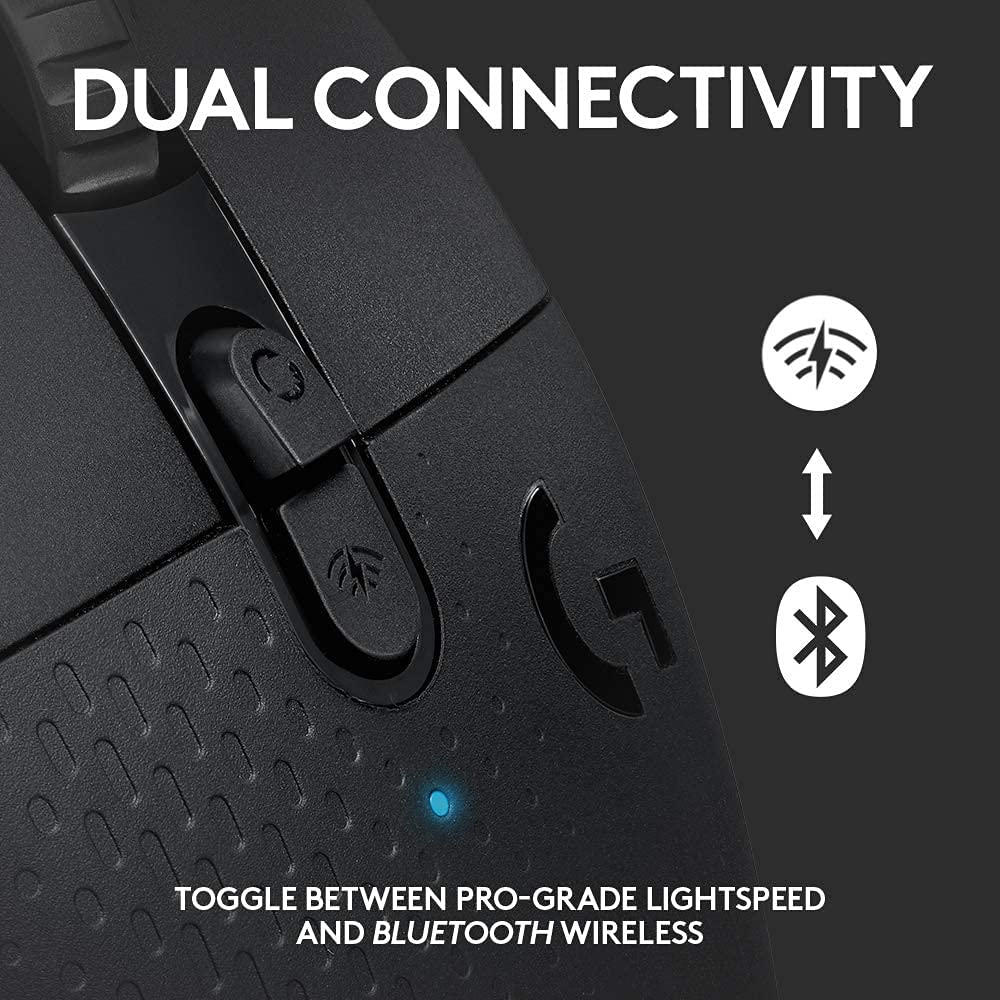 Logitech G G604 Lightspeed Wireless Gaming Mouse with 15 programmable Controls, up to 240 Hour Battery Life, Dual Wireless connectivity Modes, Hyper-Fast Scroll Wheel - DokanTech #