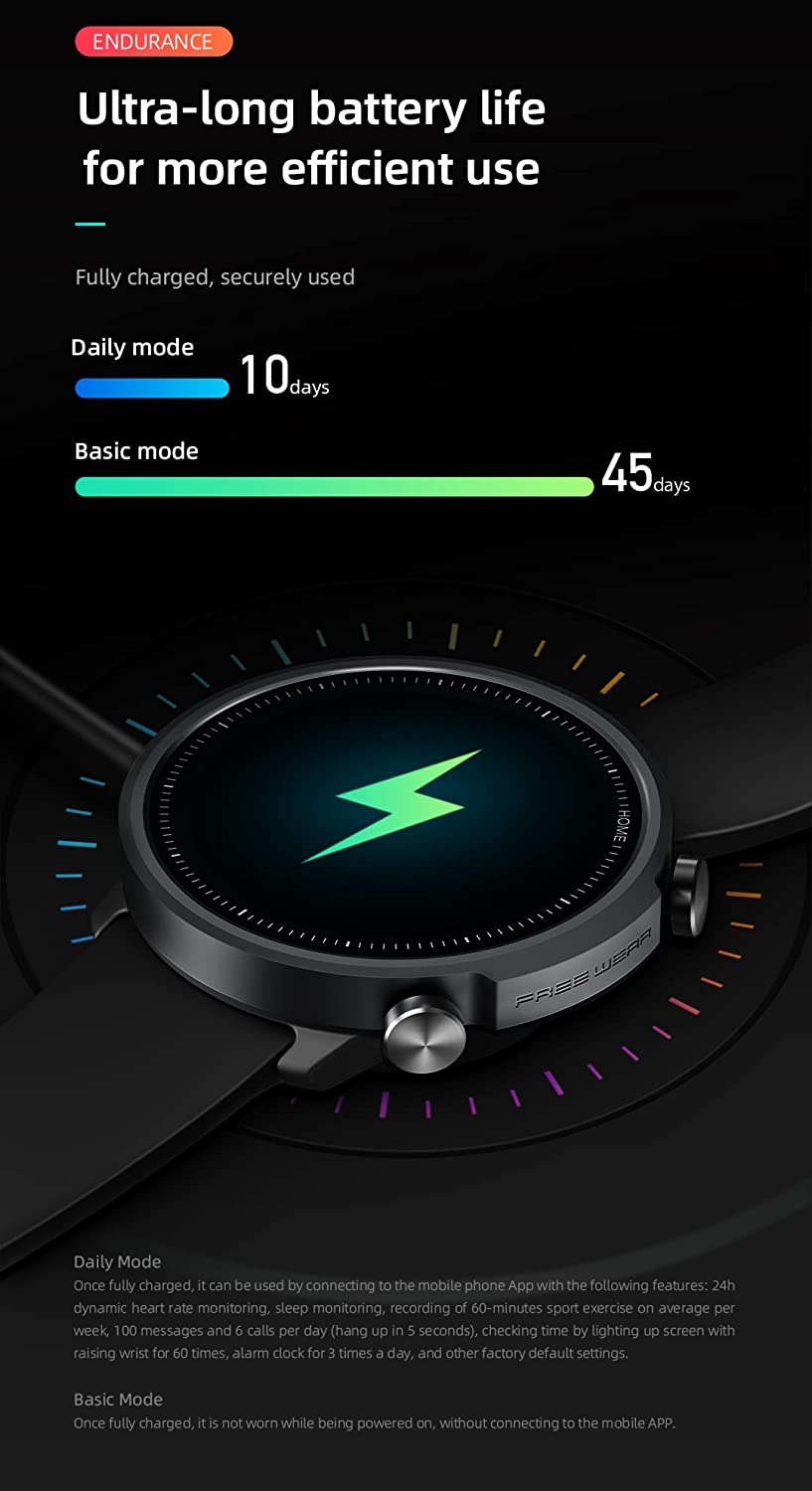 Mibro A1 Smartwatch - Heart Rate Sleep Monitoring Multi-Language-Bluetooth - DokanTech #