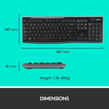 Logitech MK270 Wireless Keyboard and Mouse ARA