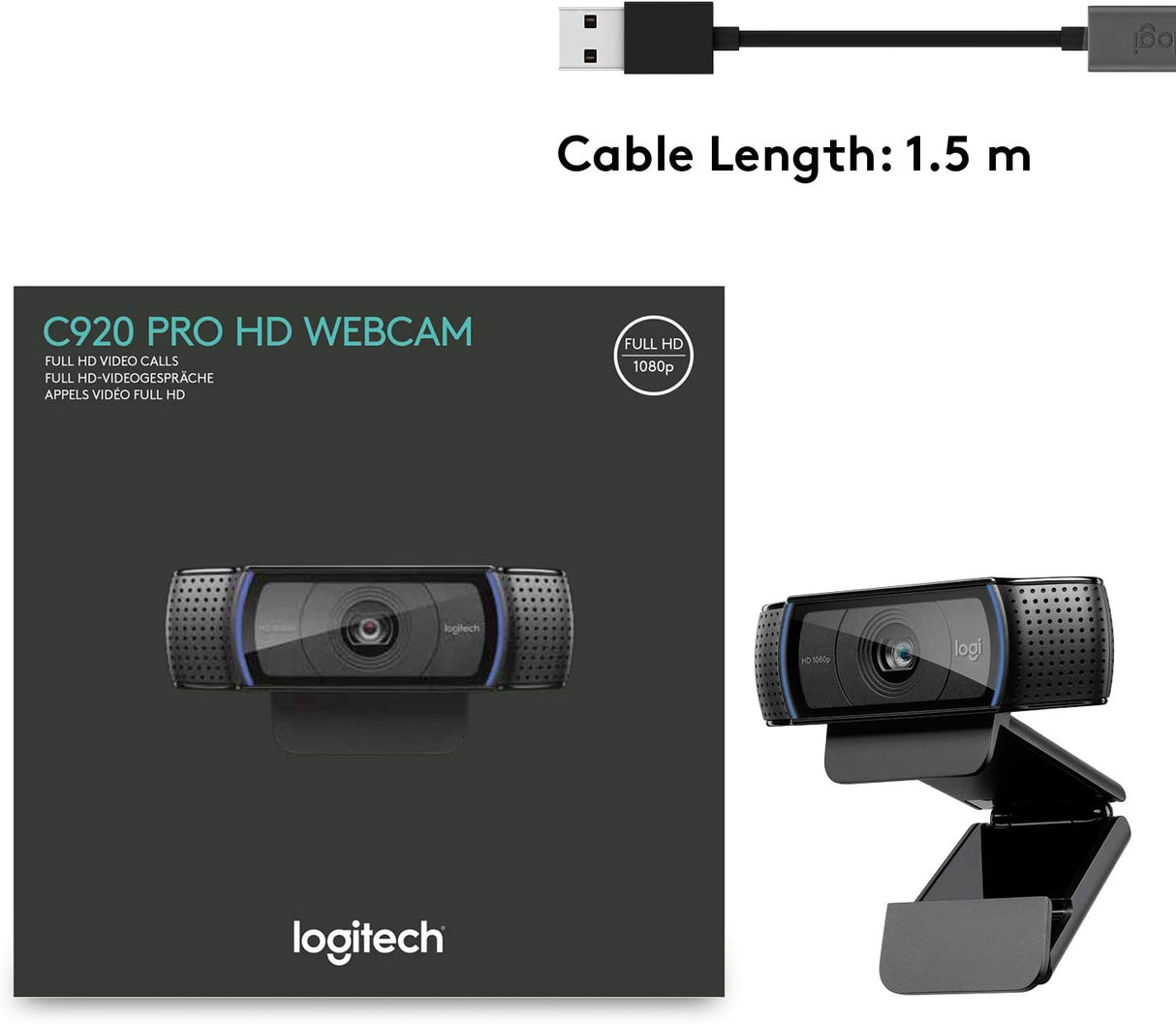 Logitech C920 PRO HD Webcam - DokanTech #