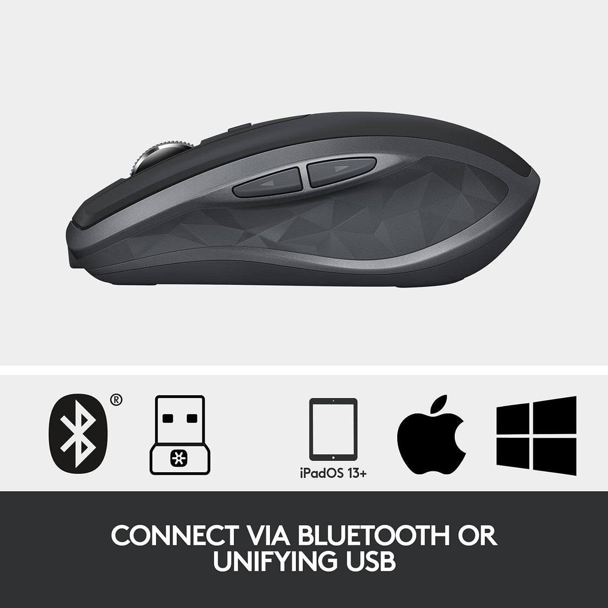 Logitech MX Anywhere 2S – hyper-fast scroll wheel