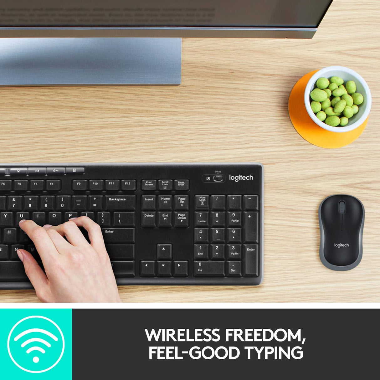 Logitech MK270 Wireless Keyboard and Mouse ARA - DokanTech #