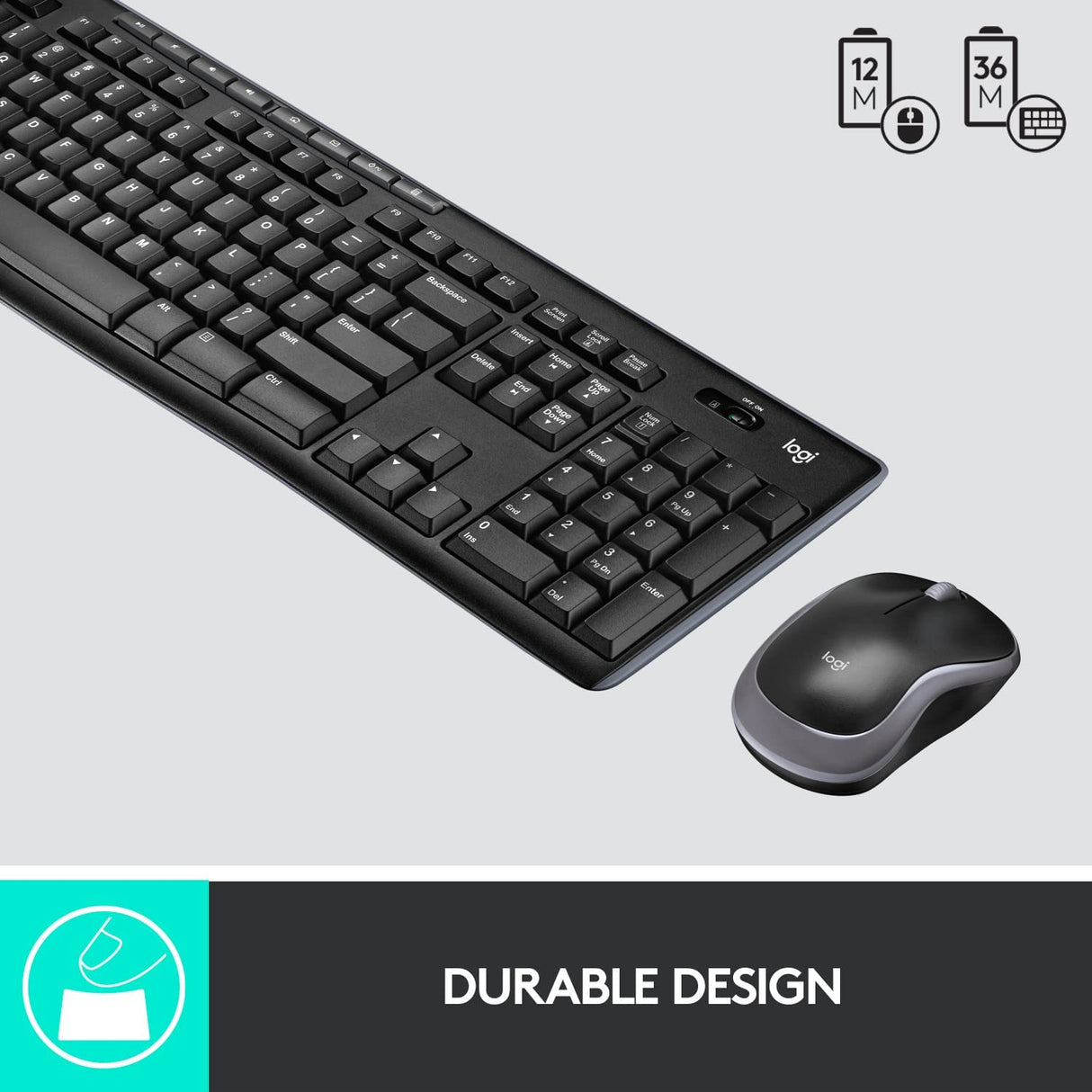 Logitech MK270 Wireless Keyboard and Mouse ARA - DokanTech #