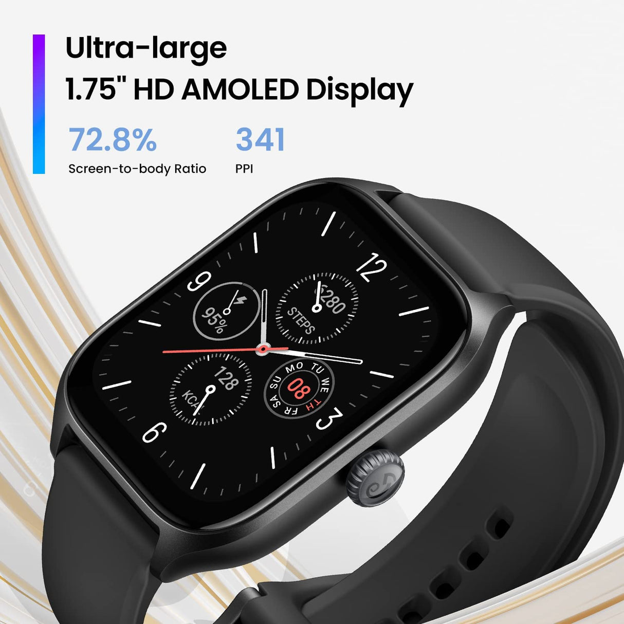 Amazfit GTS 4 smartwatch – on wrist lifestyle