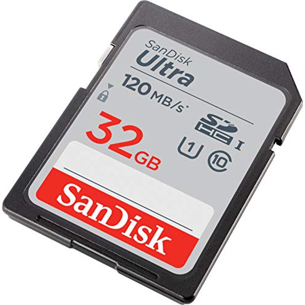 SanDisk Ultra 32GB SD card – Class 10 rating