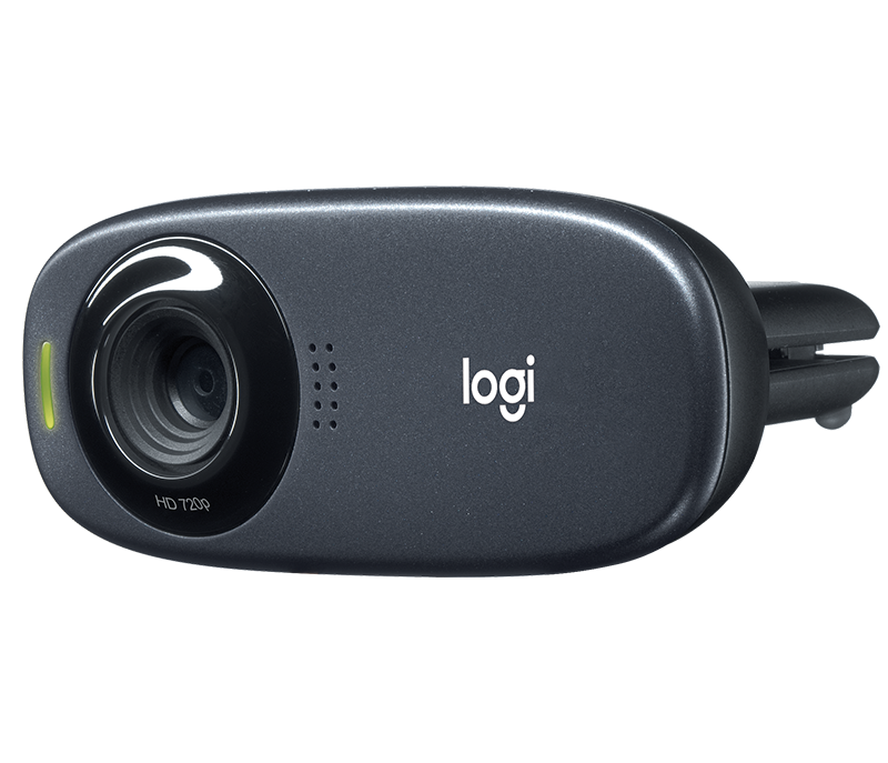 Logitech C310 HD webcam – microphone indicator