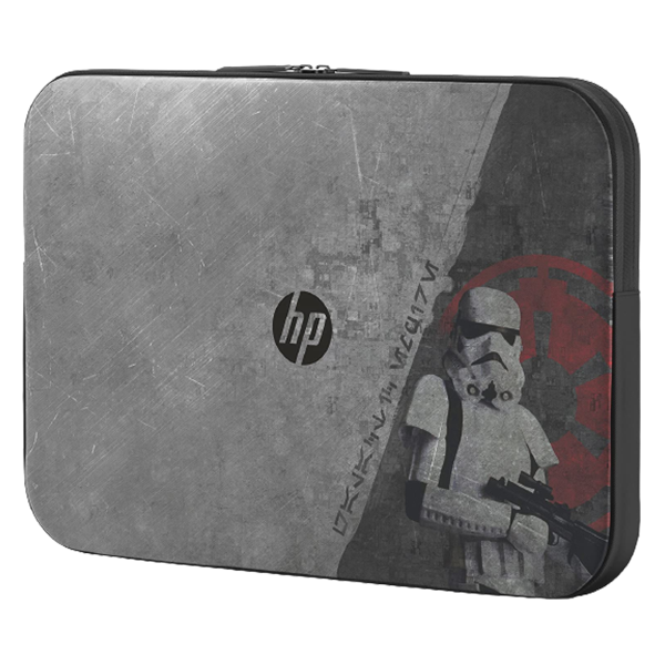 HP Disney 15.6 inch laptop sleeve – front view gray