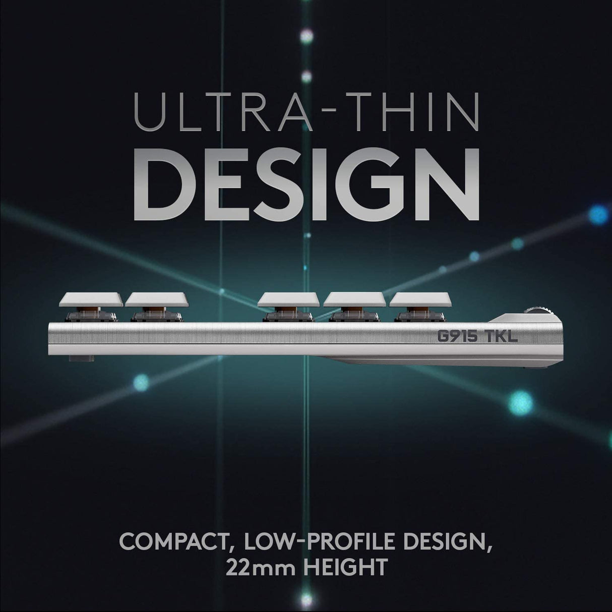 Logitech G915 TKL Mechanical Gaming Keyboard GL Tactile Lightspeed Wireless RGB - DokanTech #