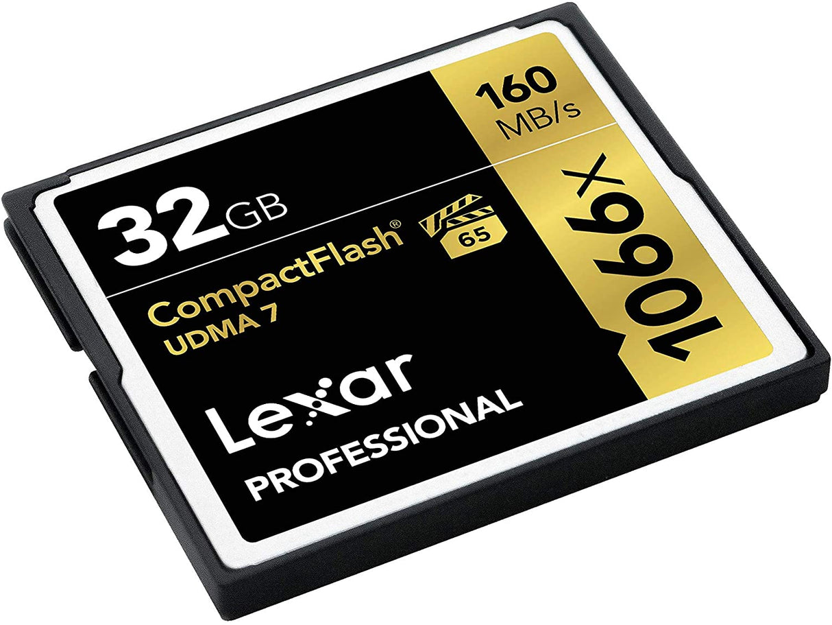 Lexar Professional 1066x CF card – in DSLR camera
