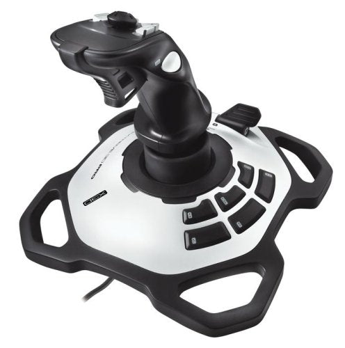 Logitech Extreme 3D Pro joystick – side angle view