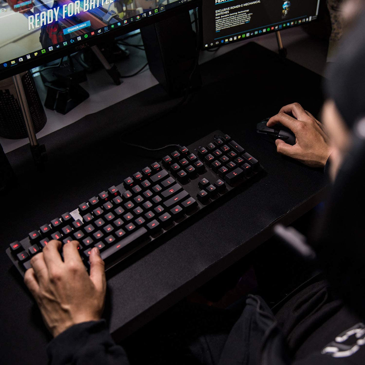 Logitech G413 Carbon mechanical keyboard – USB passthrough