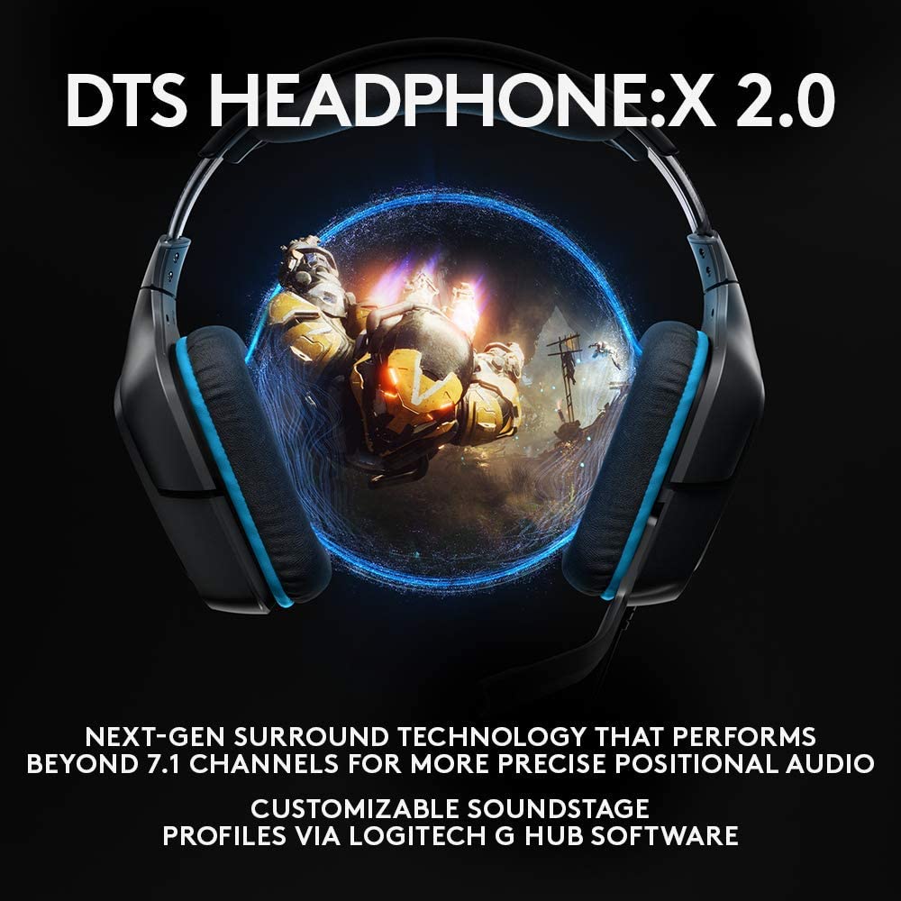 Logitech G432 7.1 Surround Sound Wired Gaming Headset - DokanTech #