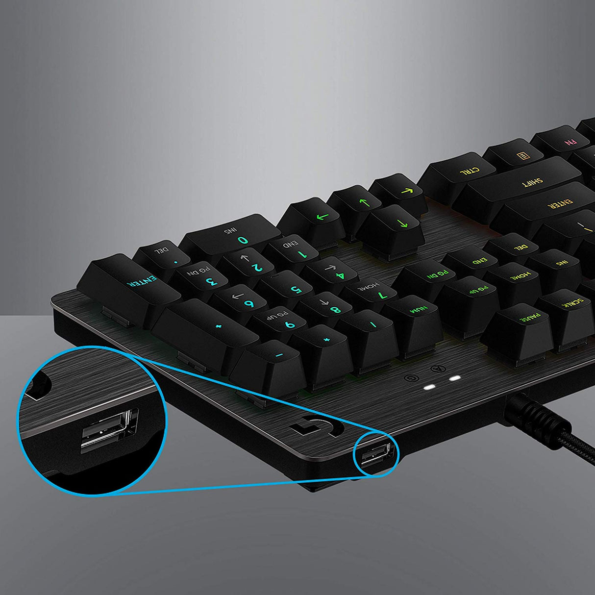 Logitech G512 Carbon RGB keyboard – aircraft-grade aluminum frame