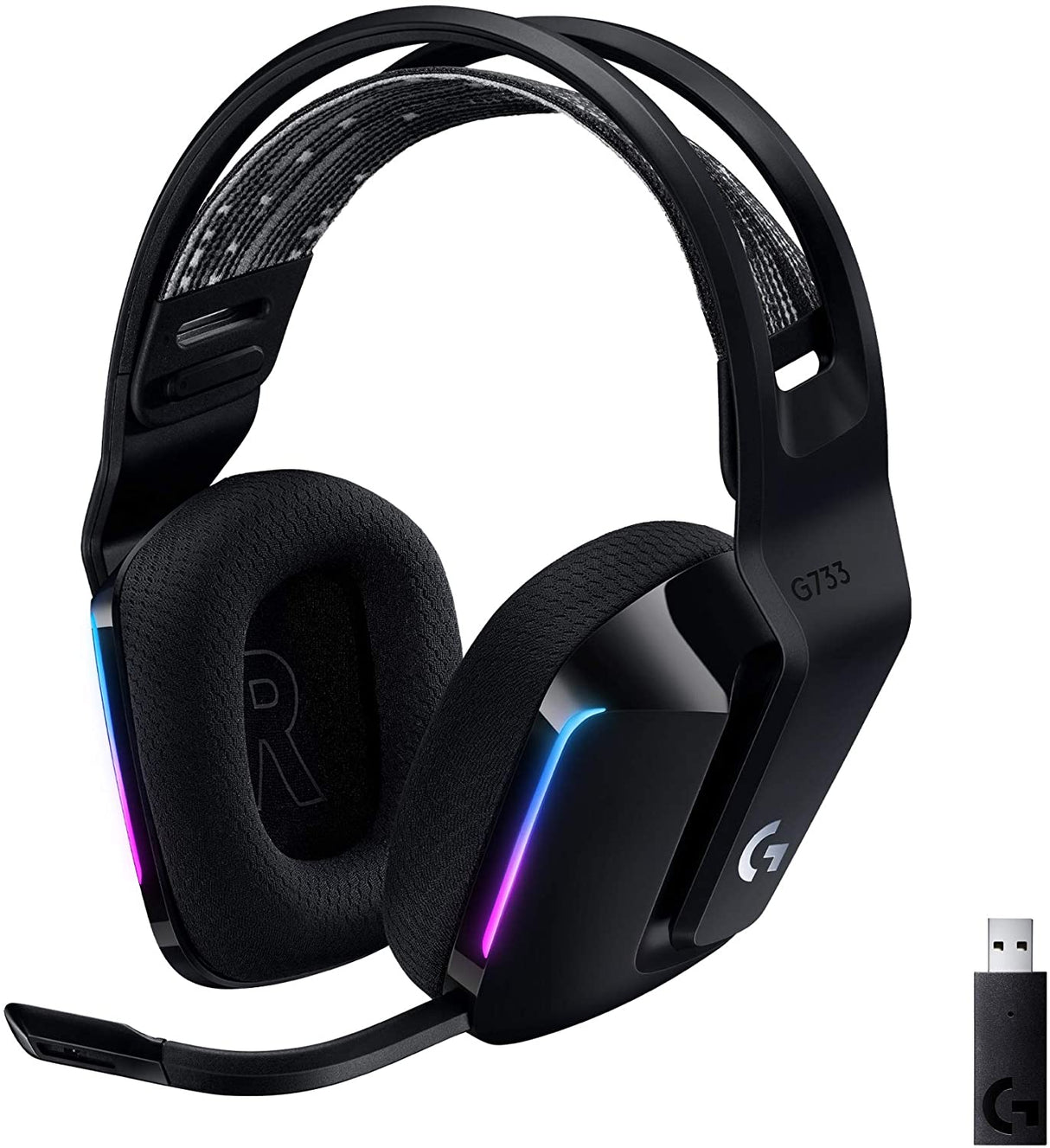 Logitech G733 LIGHTSPEED Wireless RGB Gaming Headset - DokanTech #