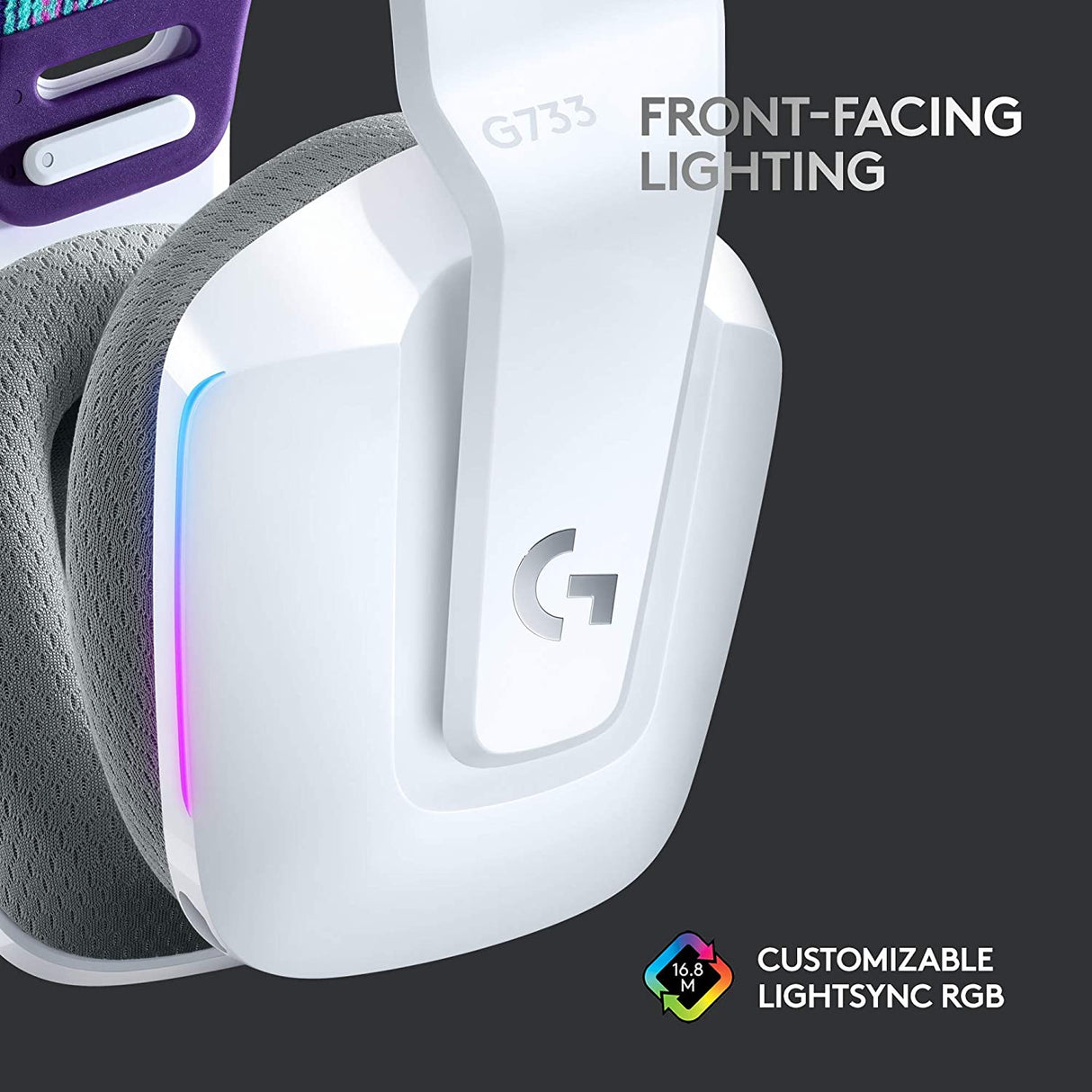 Logitech G733 LIGHTSPEED Wireless RGB Gaming Headset - DokanTech #