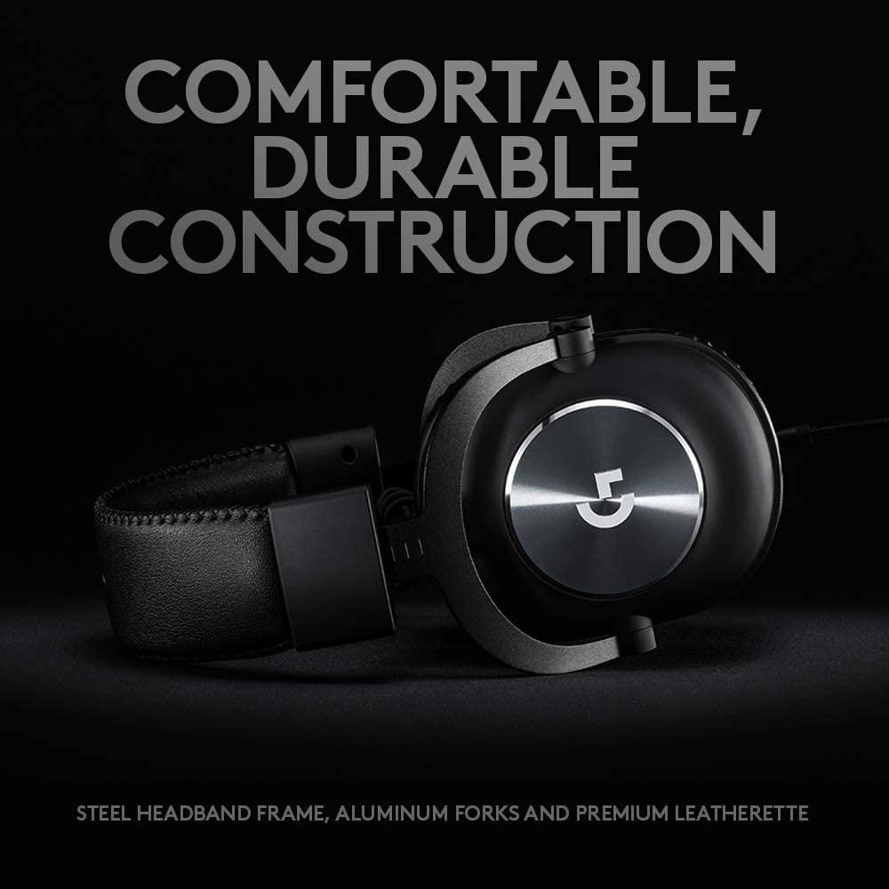 Logitech G Pro gaming headset – worn on head