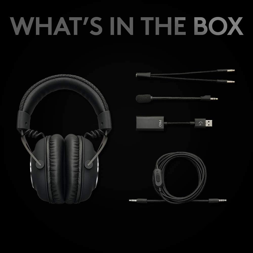 Logitech G Pro gaming headset – ear cups detail