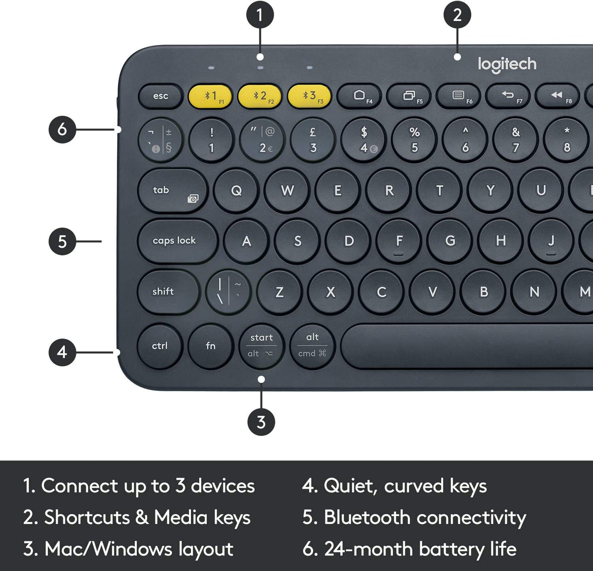 Logitech Keyboard K380 Multi-Device - DokanTech #