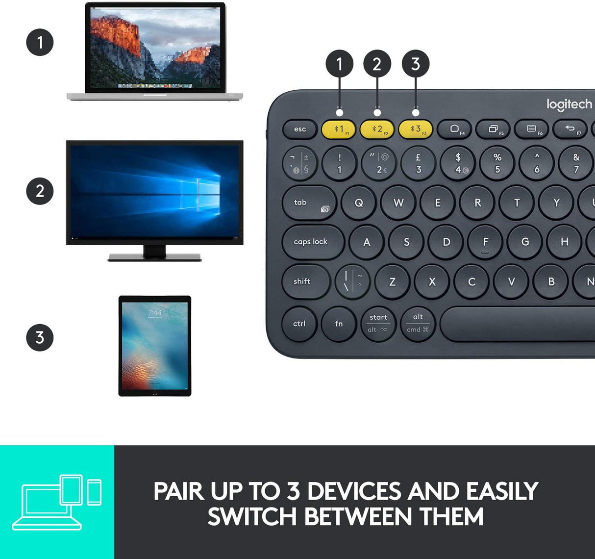 Logitech Keyboard K380 Multi-Device - DokanTech #