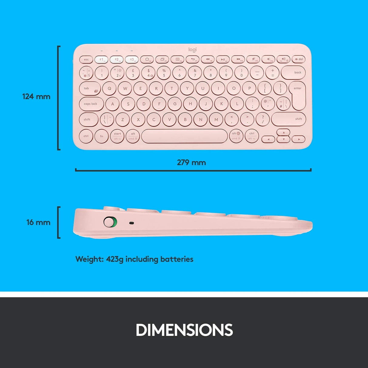 Logitech Keyboard K380 Multi-Device - DokanTech #