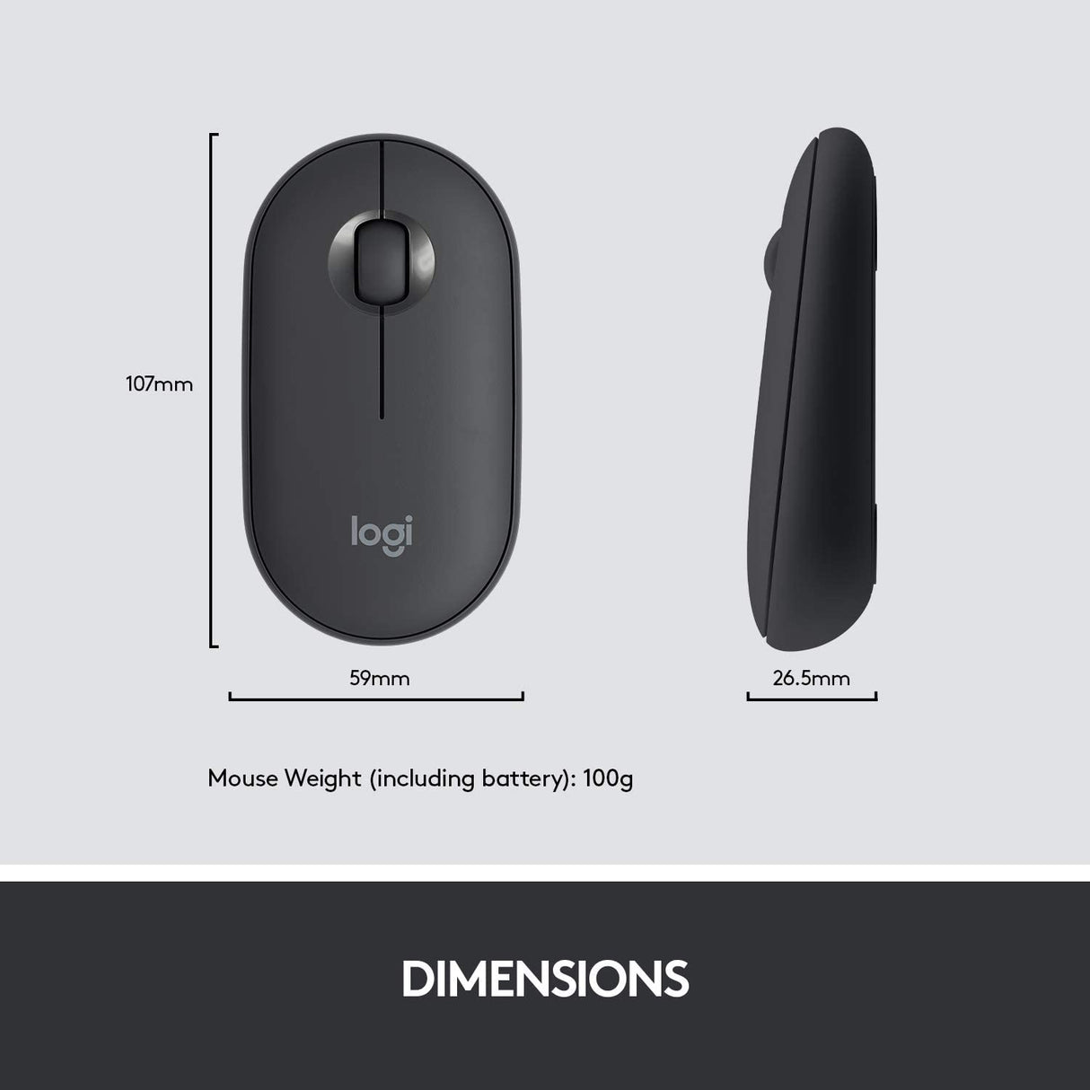 Logitech MK470 Wireless Slim Keyboard and Mouse Black