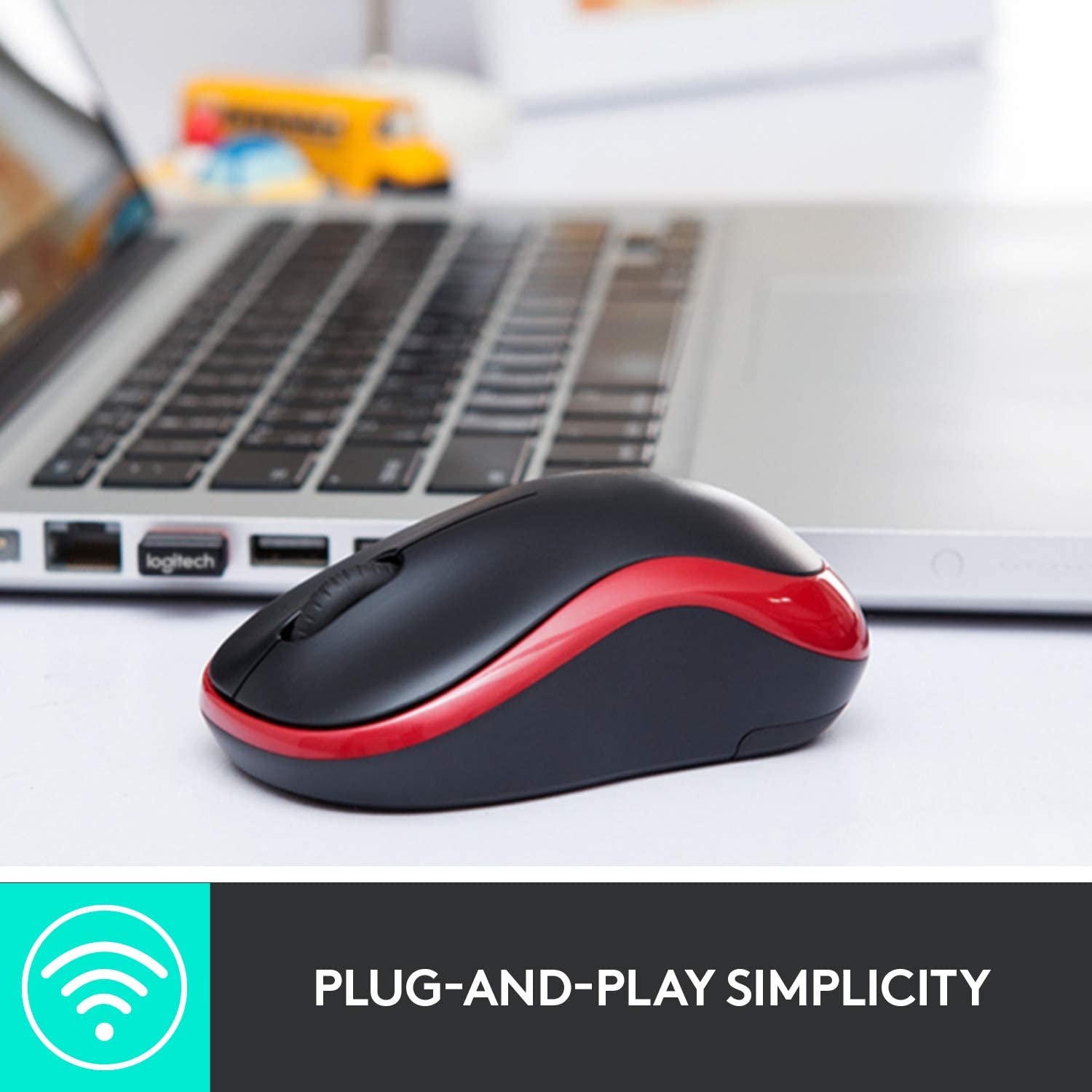 Logitech M185 Wireless Mouse - DokanTech #