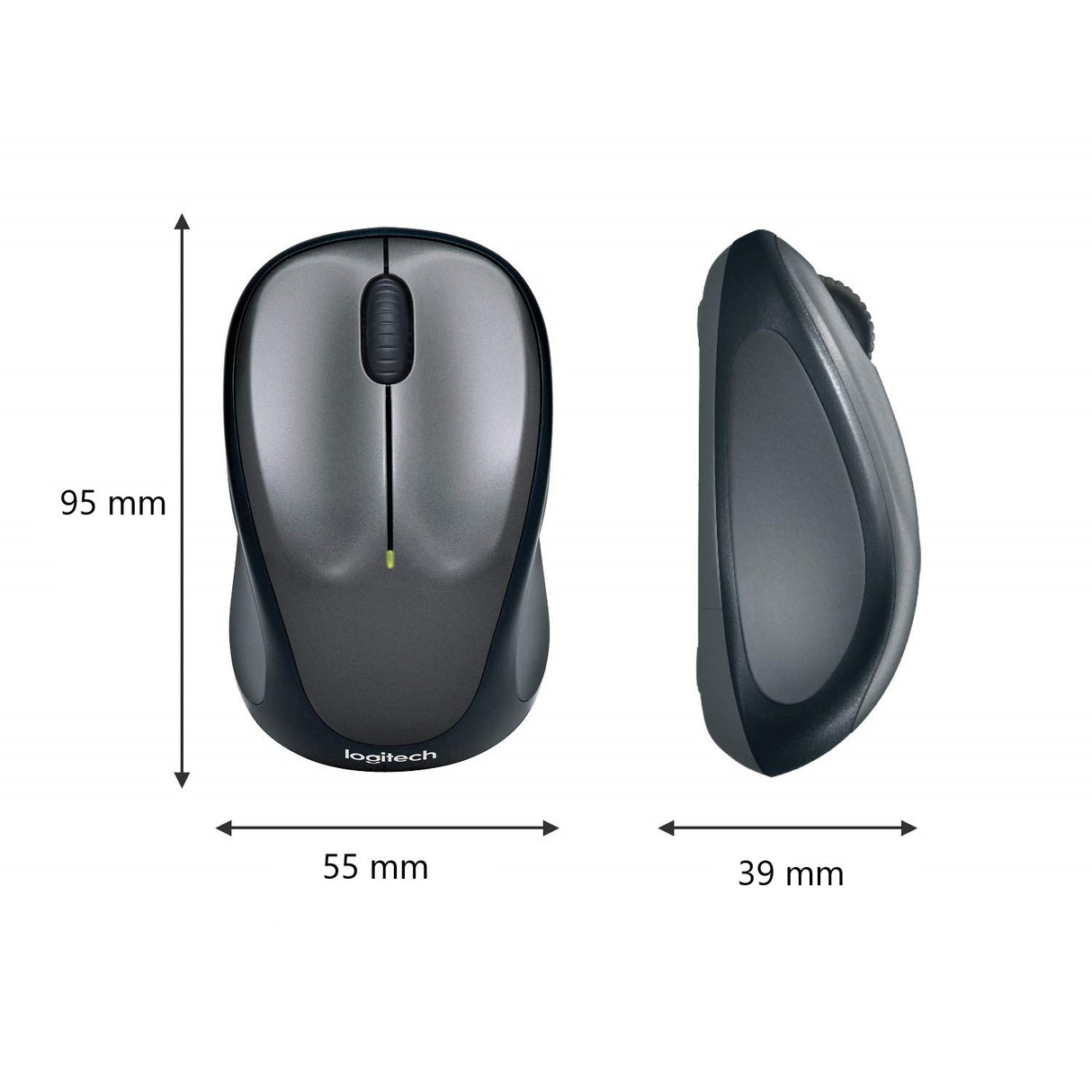 Logitech M235 wireless mouse – scroll wheel