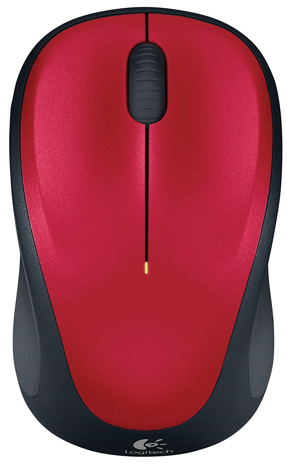 Logitech M235 wireless mouse – red color variant