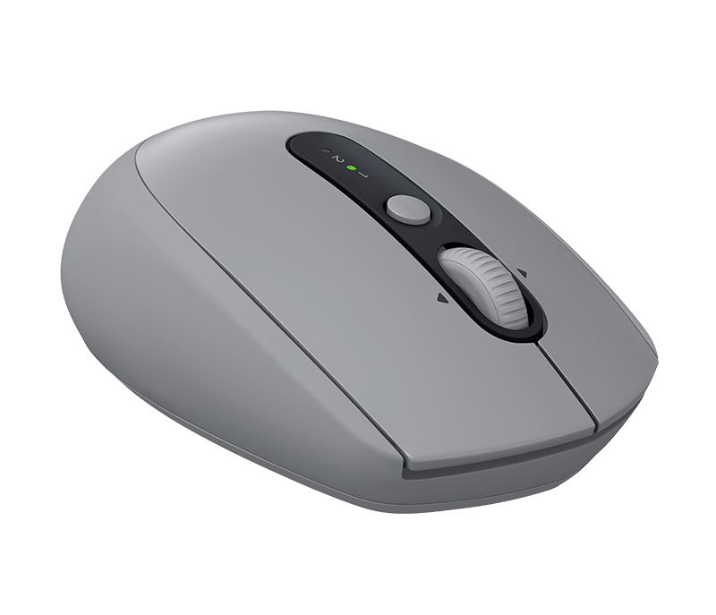 Logitech M590 silent wireless mouse – desktop lifestyle