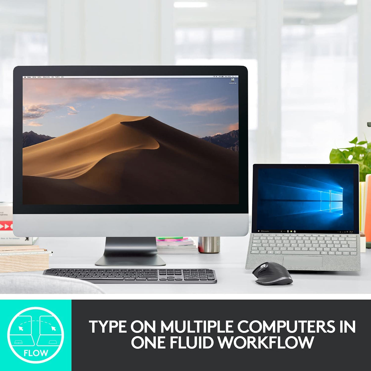 Logitech MX Keys EN/AR Wireless Bluetooth UNIFY - DokanTech #
