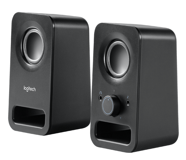Logitech Z150 stereo speakers – 3.5mm jack input