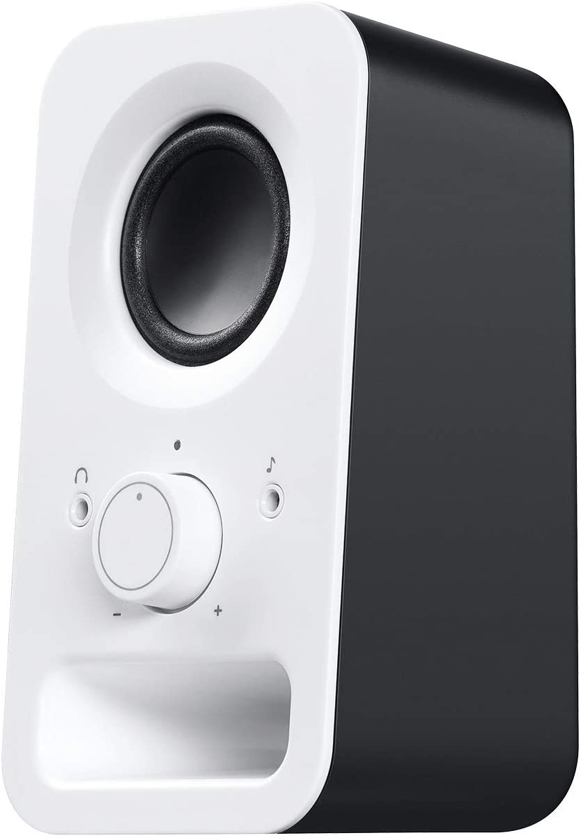 Logitech Z150 stereo speakers – desktop lifestyle